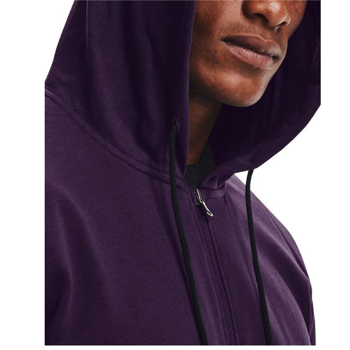 Sportjackefür Herren Under Armour Rival Terry Magenta - Image 5