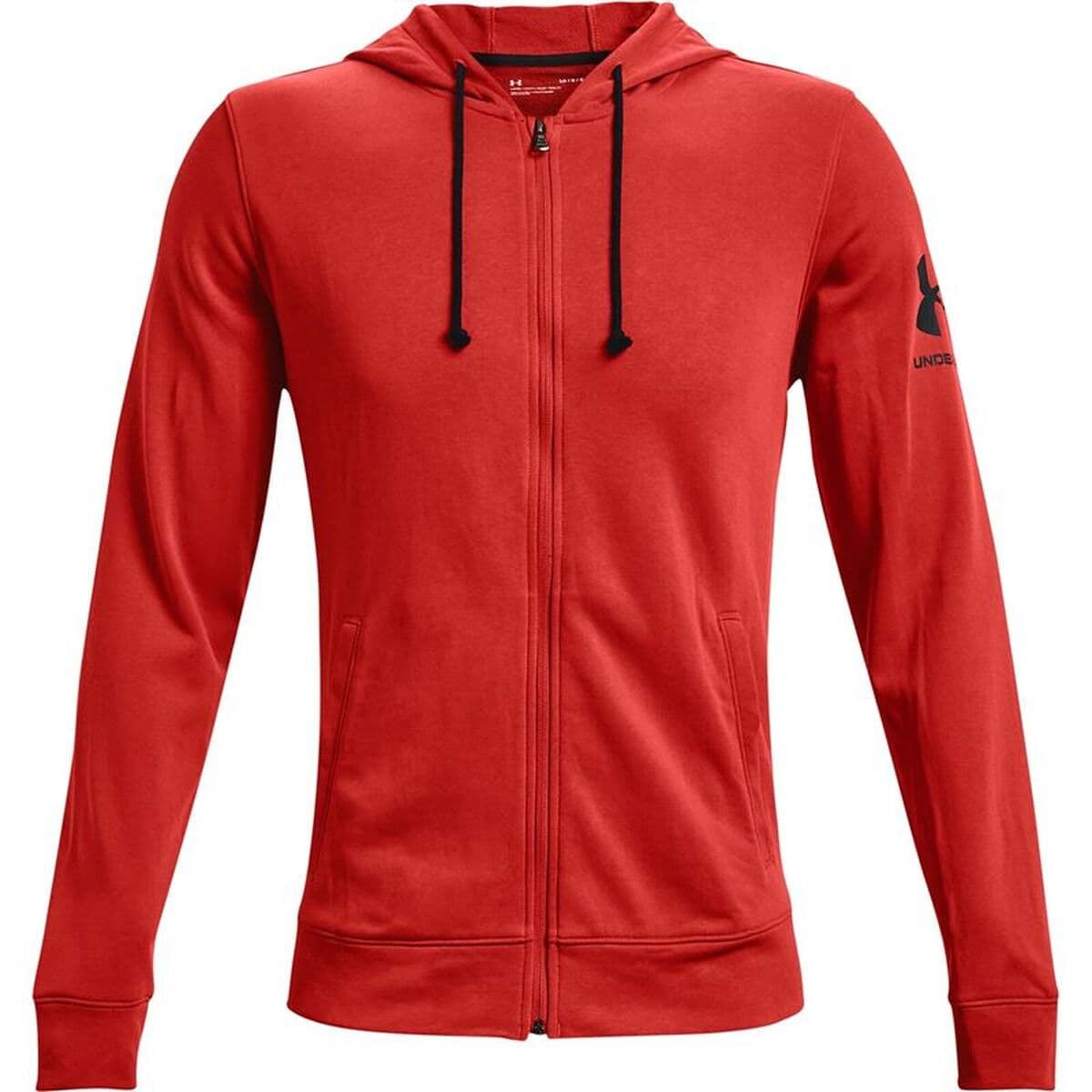 Sportjackefür Herren Under Armour Rival Terry Man Rot