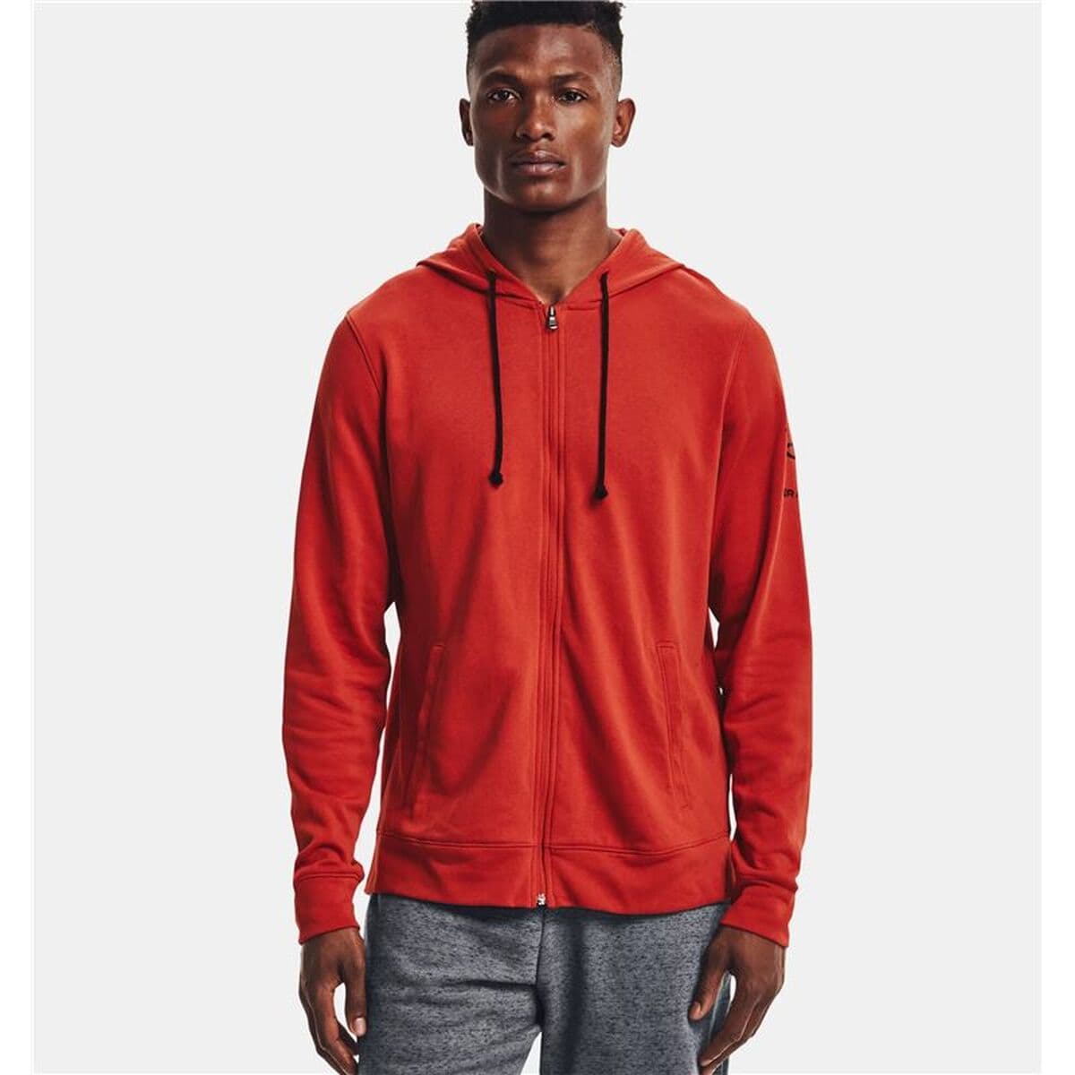 Sportjackefür Herren Under Armour Rival Terry Man Rot - Image 2