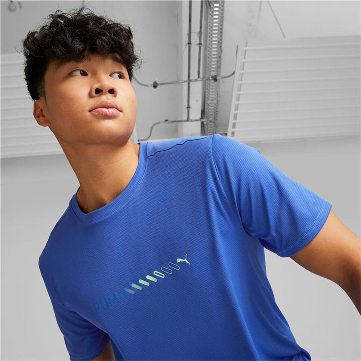 Ärmelloses Herren-T-Shirt Puma 523387 92 Blau - Image 4
