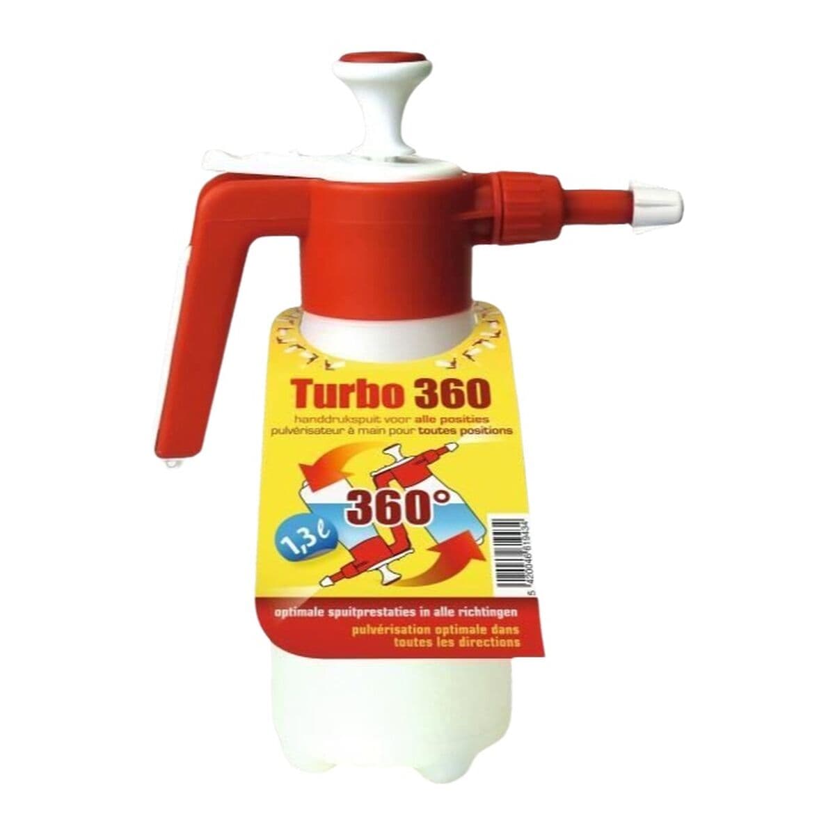 Pulverizador a Presión para Jardín BSI Turbo 360 1,3 L Blanco Rojo