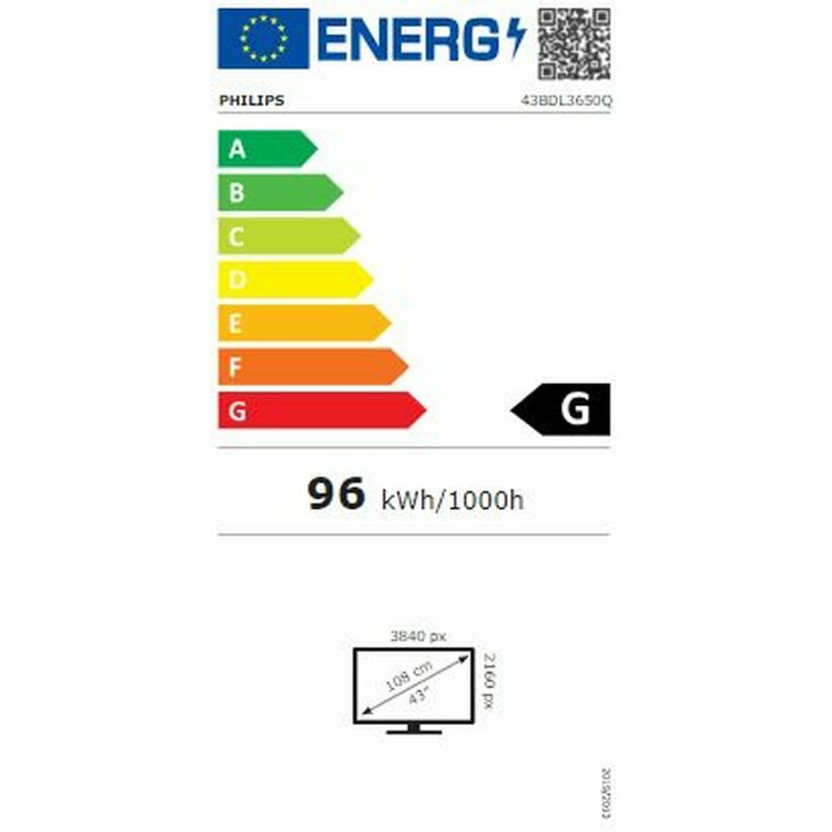 Écran Videowall Philips 43BDL3650Q 43" Full HD 60 Hz - Image 6