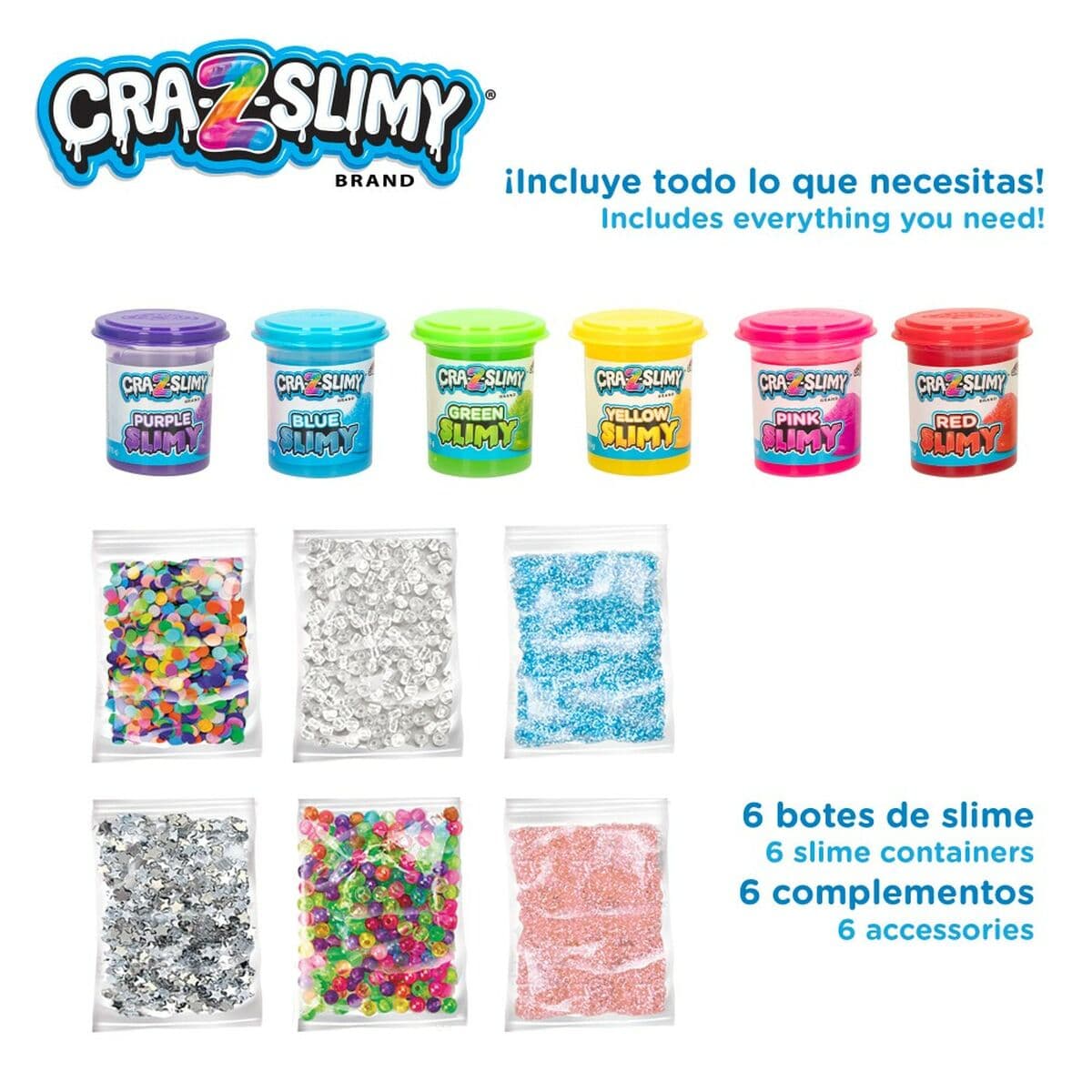 Juego de Plastilina Cra-Z-Art Bold&Brights (6 Unidades) Slime - Image 5