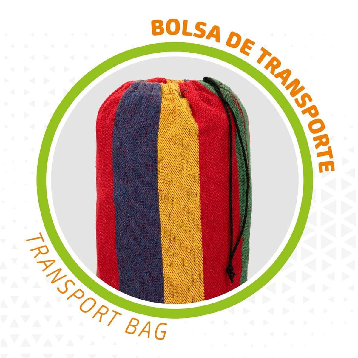 Hammock Aktive Oranž 200 x 0,4 x 100 cm (6 Ühikut) - Image 4