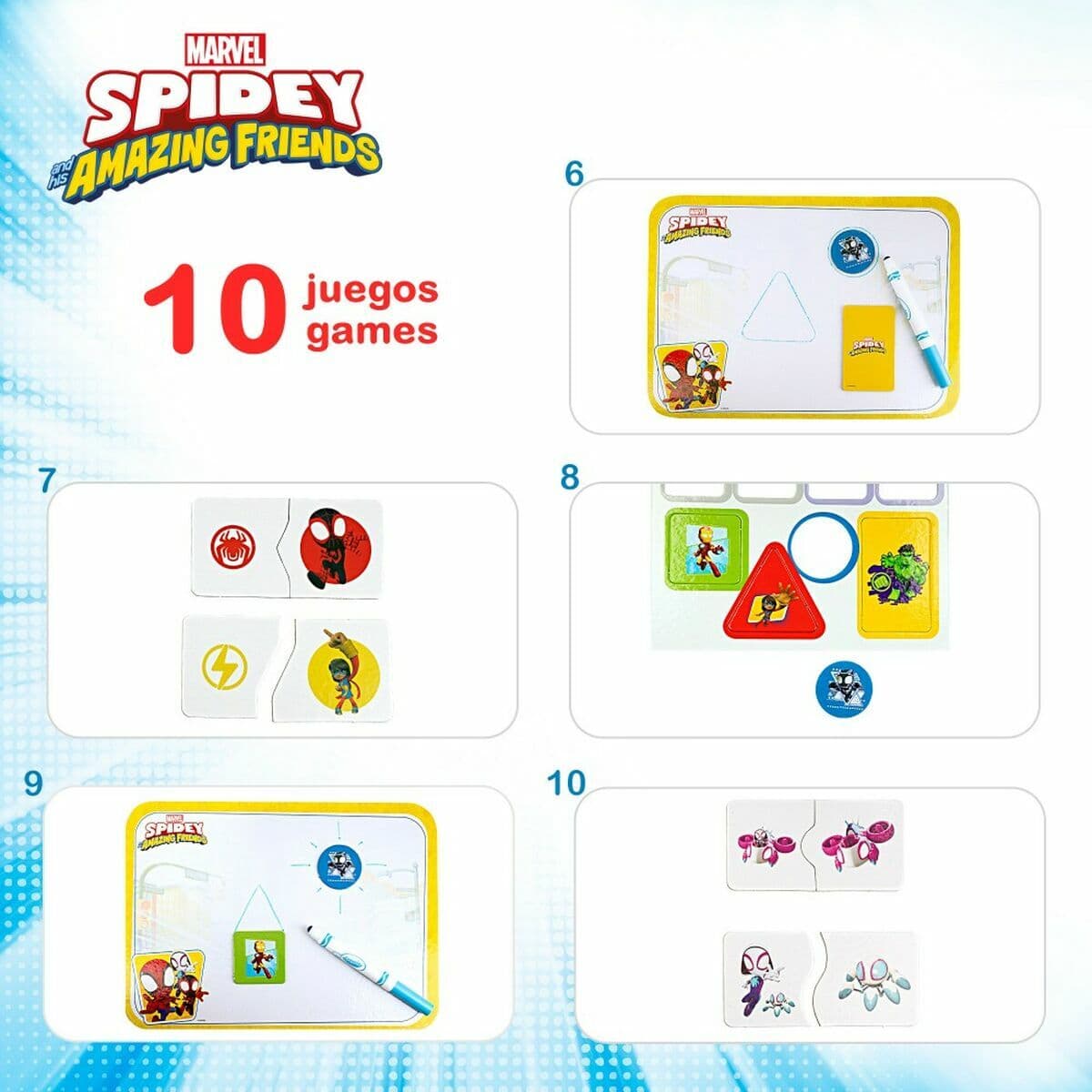 Daudzspēļu galds Spidey 6 gb. - Image 3