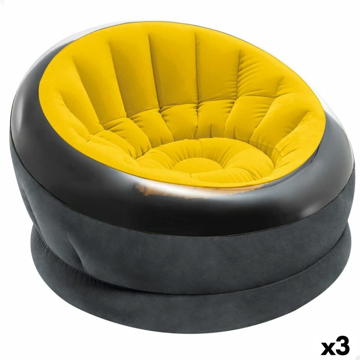Sillón Hinchable Intex Empire 112 x 69 x 109 cm 112 x 109 x 60 cm (3 Unidades)