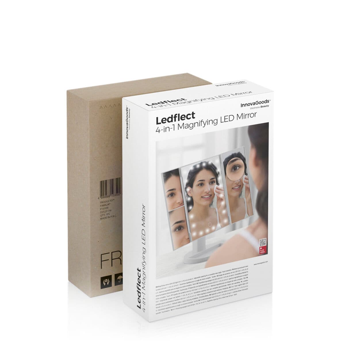 Espejo de Aumento con LED 4-in-1 Ledflect InnovaGoods - Image 8