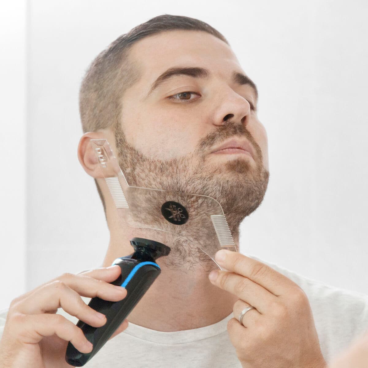 Hipster Barber Beard Template for Shaving InnovaGoods - Image 3
