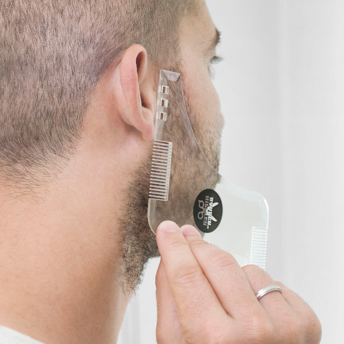 Hipster Barber Beard Template for Shaving InnovaGoods - Image 4