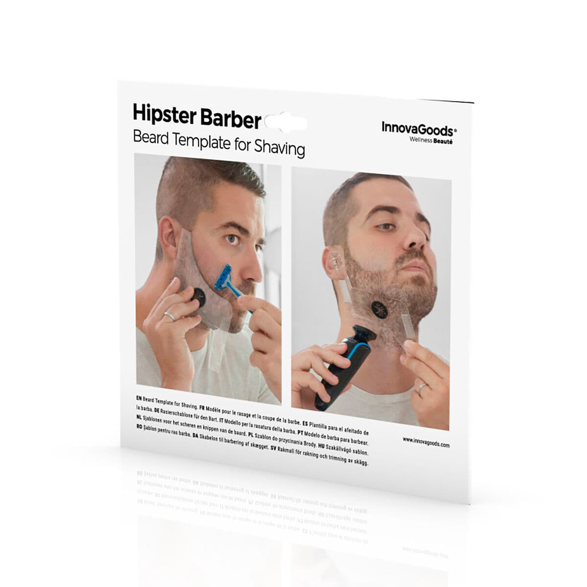 Hipster Barber Beard Template for Shaving InnovaGoods - Image 6