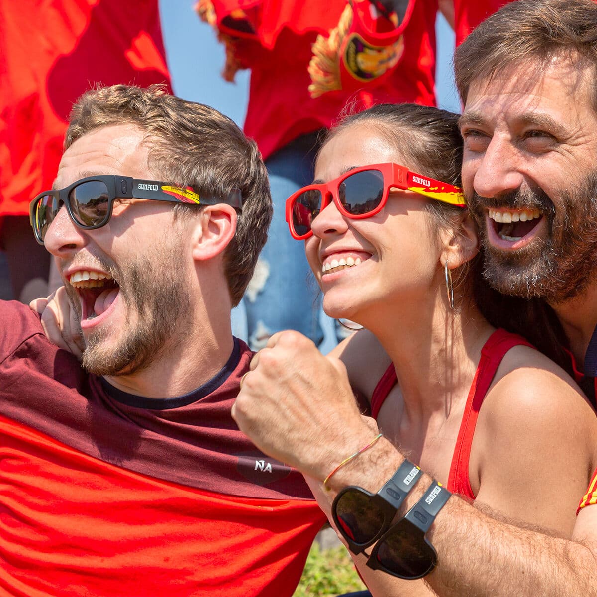 Gafas de Sol Enrollables Sunfold Spain Red - Image 2