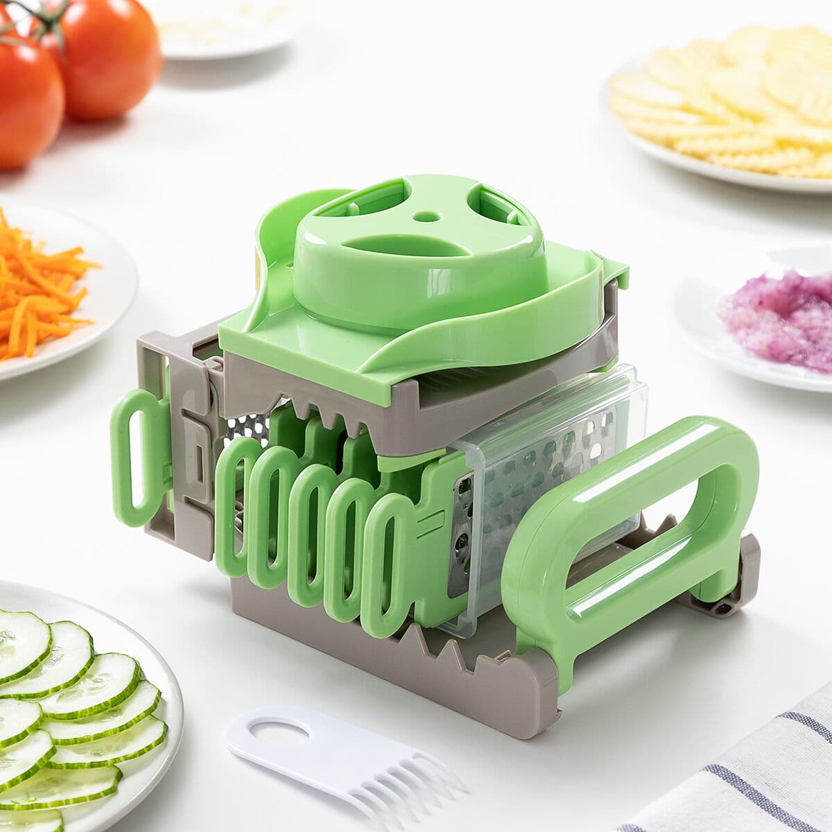 Mandoline-Reibeisen Faltbar 6 in 1 Choppie InnovaGoods - Image 2