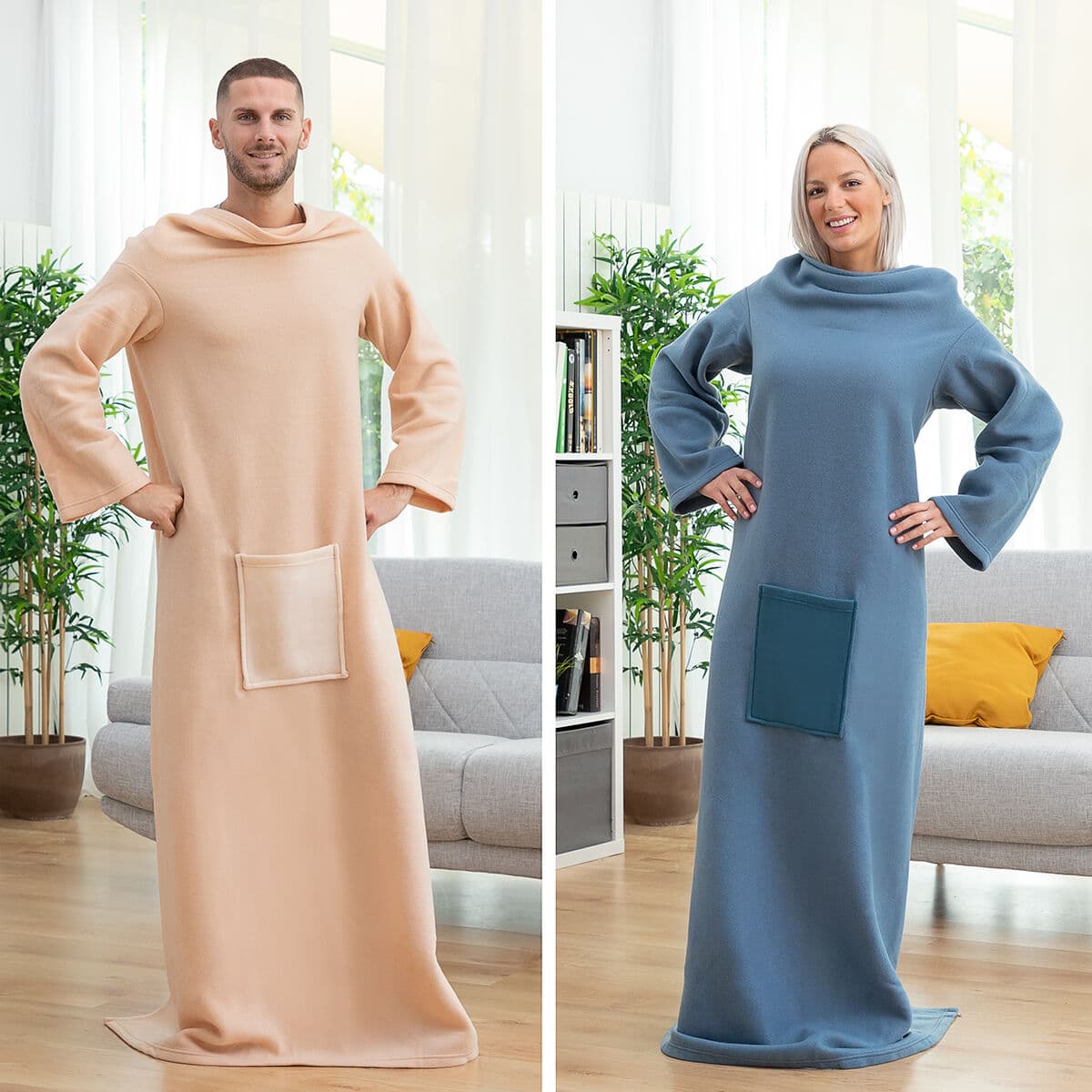 Kocyko-szlafrok z kieszenią Faboulazy InnovaGoods - Image 7