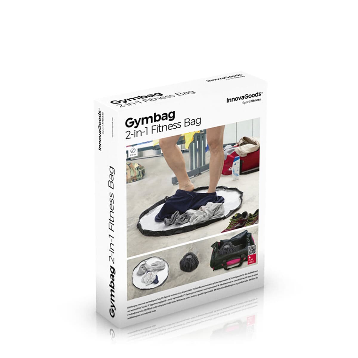2-in-1 Umkleidekabinenmatte und wasserdichte Tasche Gymbag InnovaGoods - Image 13