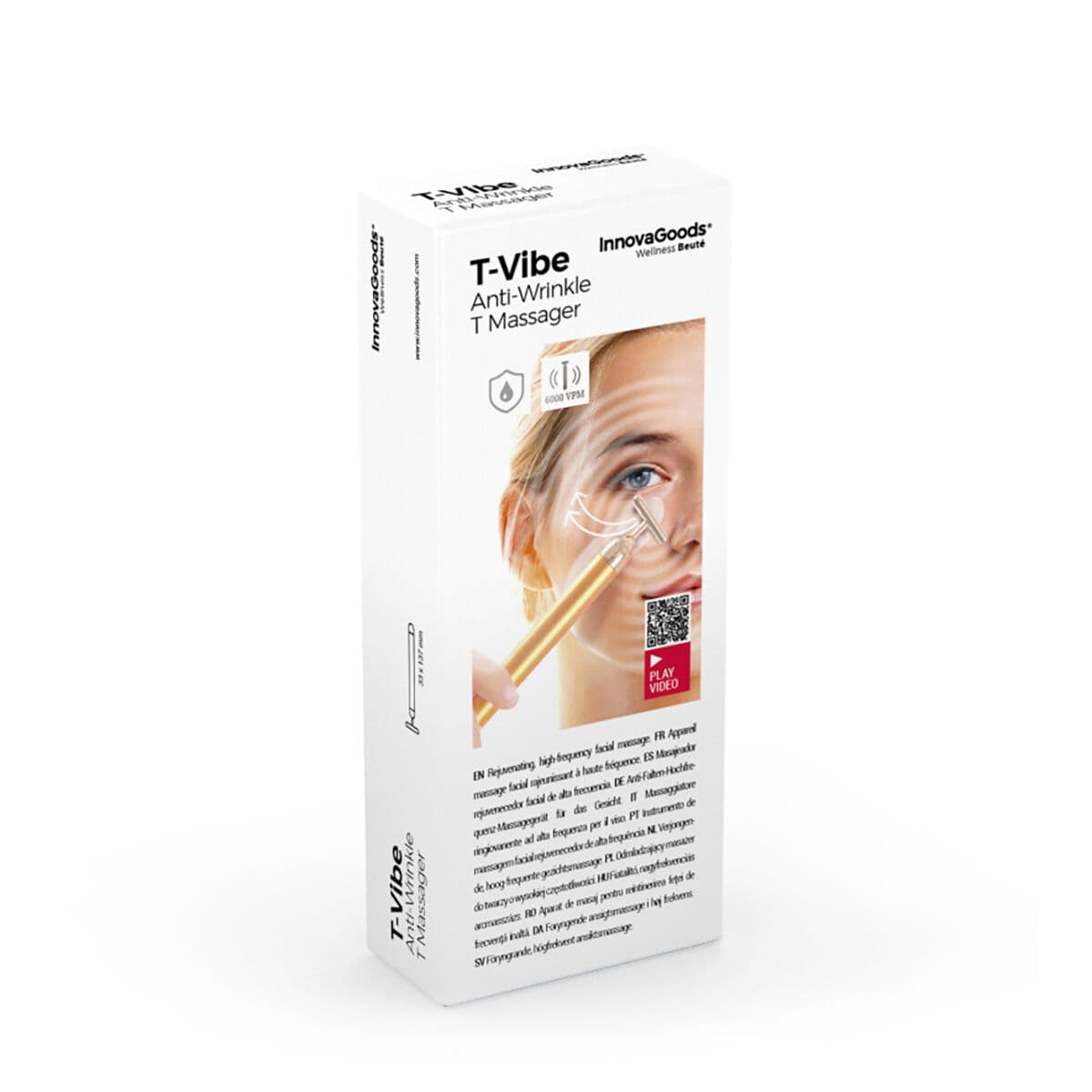 Masajeador Rejuvenecedor Facial de Alta Frecuencia T-Vibe InnovaGoods - Image 7