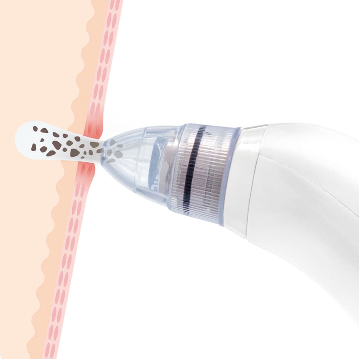 Elektrinis veido inkštirų prausiklis Pore·Off InnovaGoods - Image 2