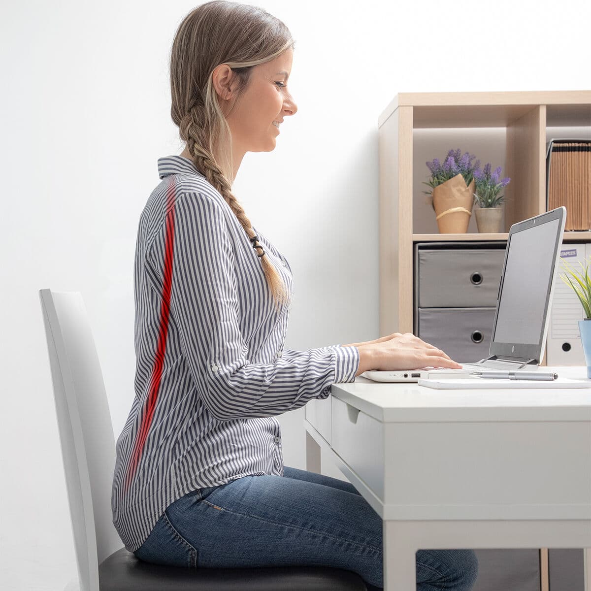 Wärmender Gürtel zur Haltungskorrektur mit Turmalin-Magneten Tourmabelt InnovaGoods - Image 8