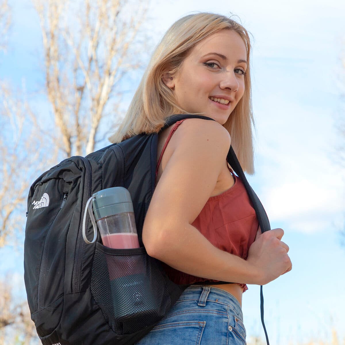 Wiederaufladbarer tragbarer Standmixer mit Becher Shakuit InnovaGoods - Image 5