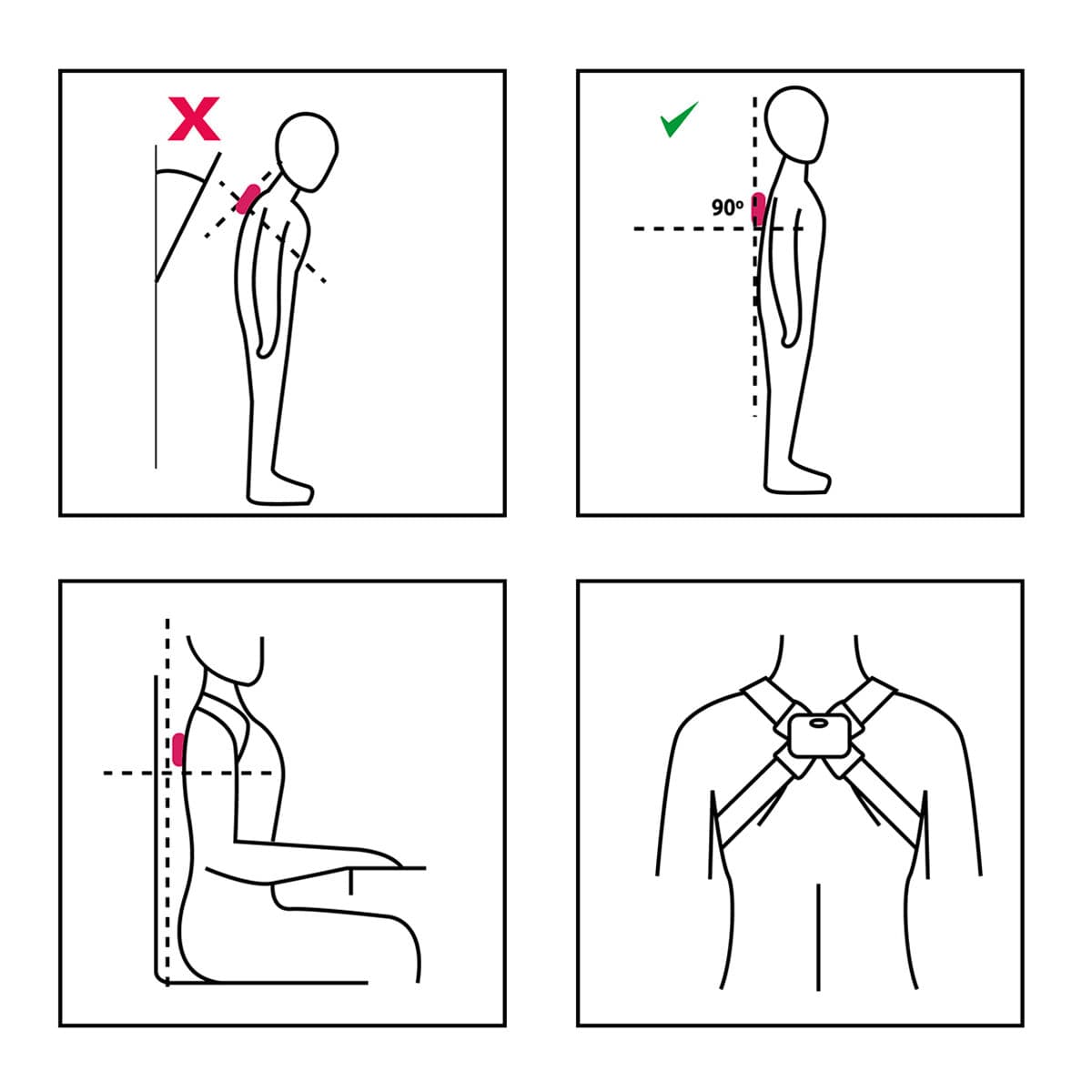 Entrenador de Postura Inteligente Recargable con Vibración Viback InnovaGoods - Image 9