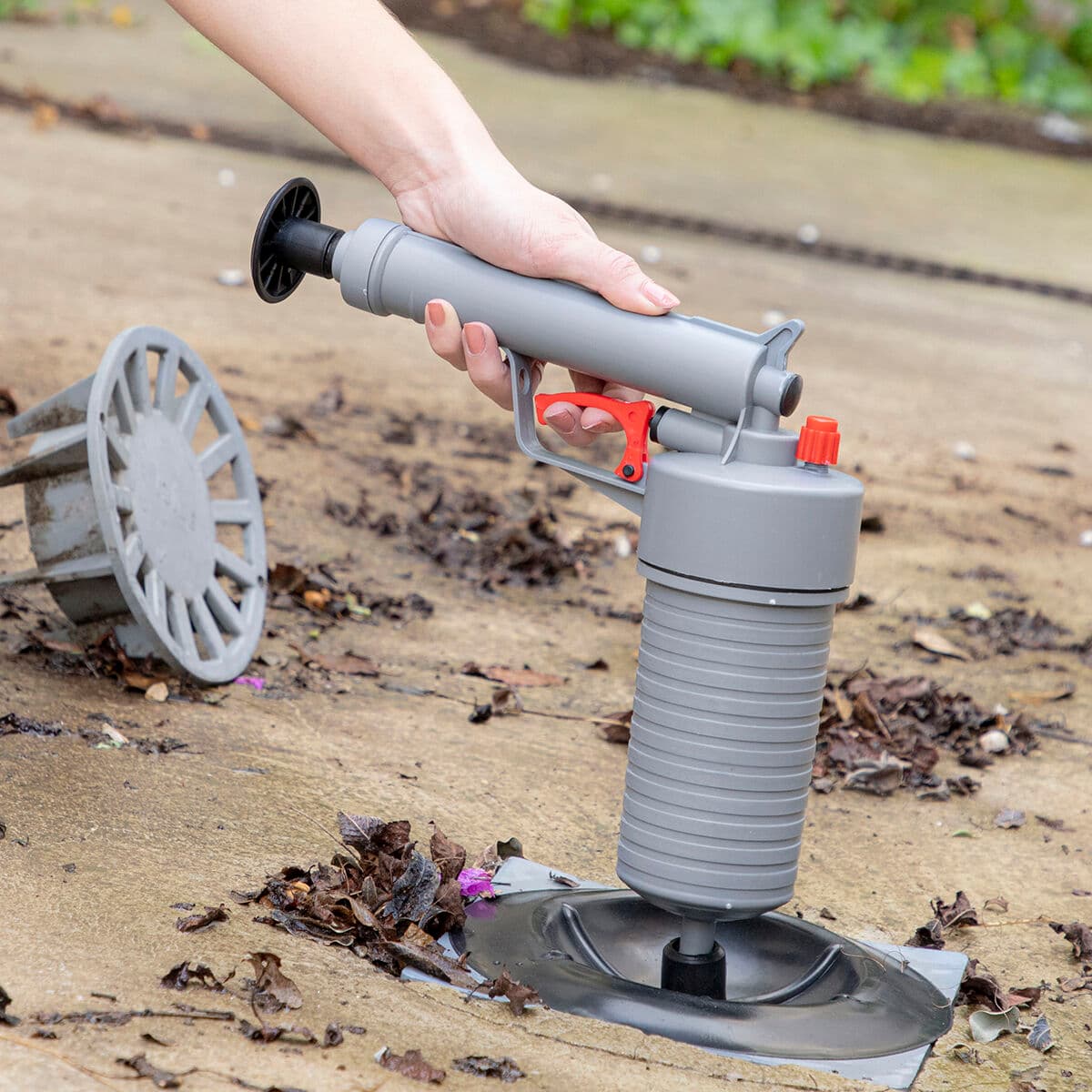 Uniwersalny Pistolet do Udrażniania Rur poprzez Sprężone Powietrze z Adapterami KlinGun InnovaGoods - Image 6