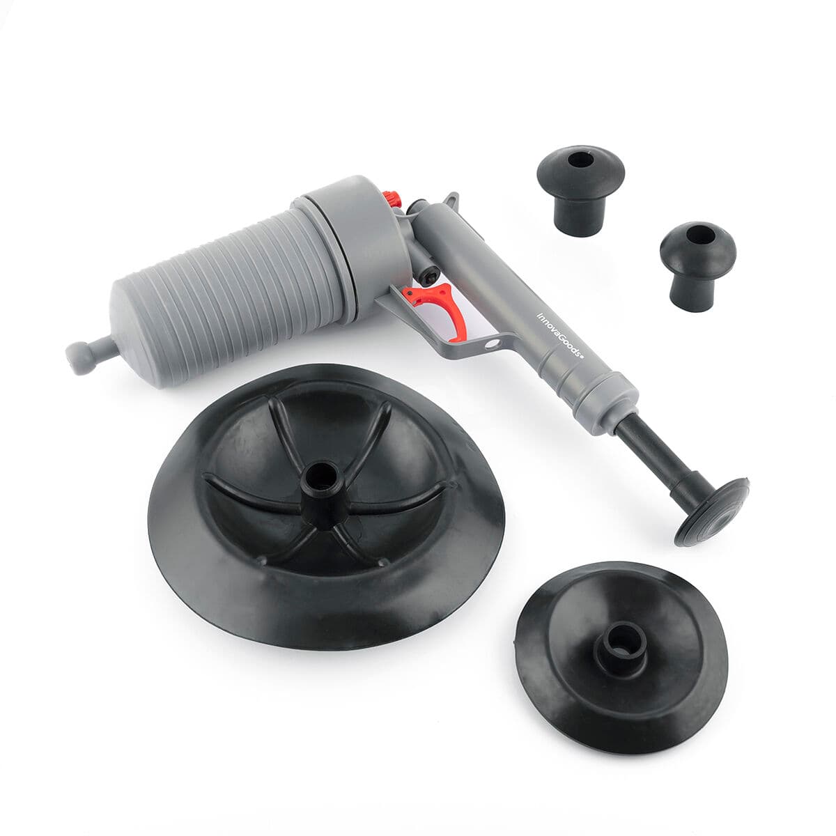 Uniwersalny Pistolet do Udrażniania Rur poprzez Sprężone Powietrze z Adapterami KlinGun InnovaGoods - Image 9