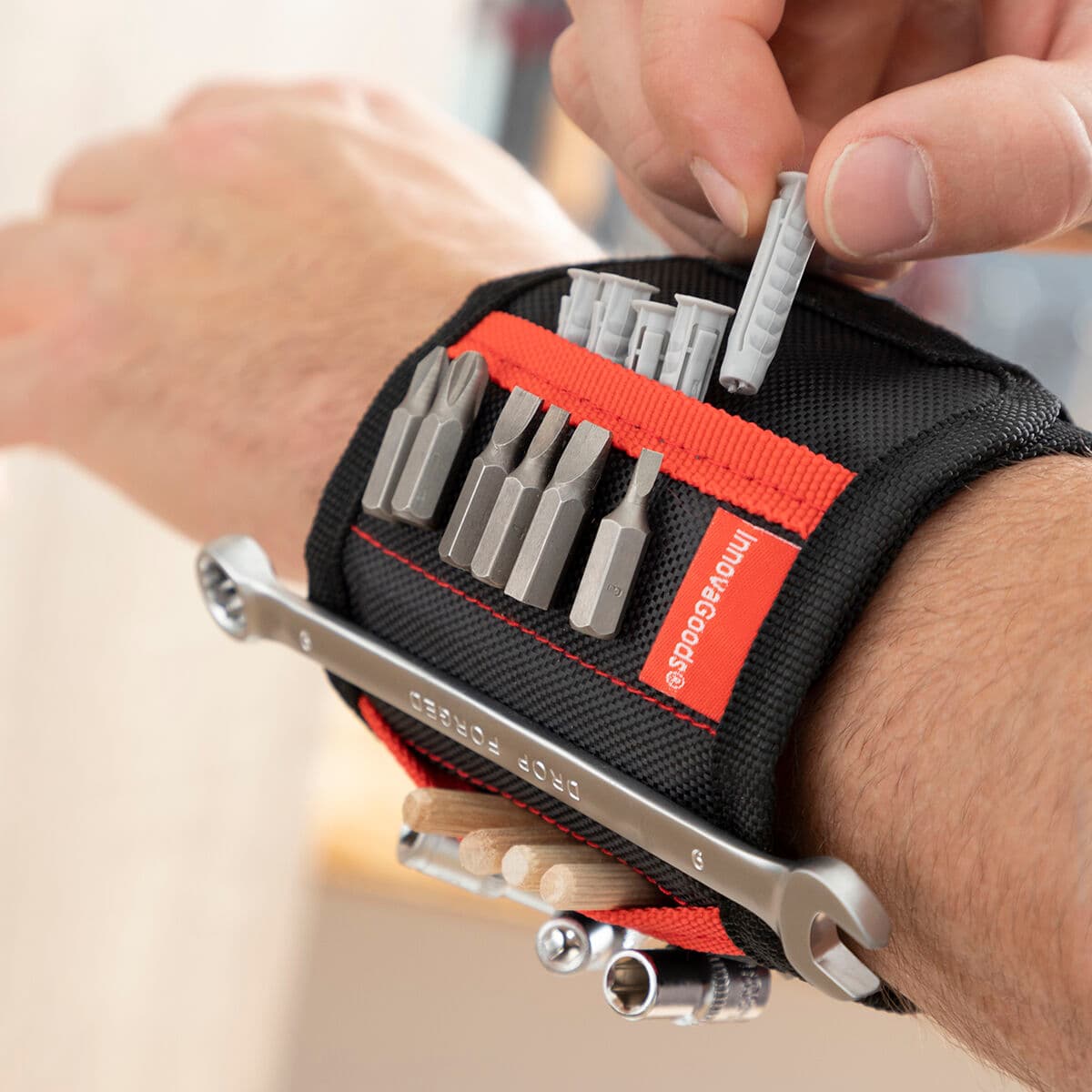Magnetisches Heimwerkerarmband WrisTool InnovaGoods - Image 2