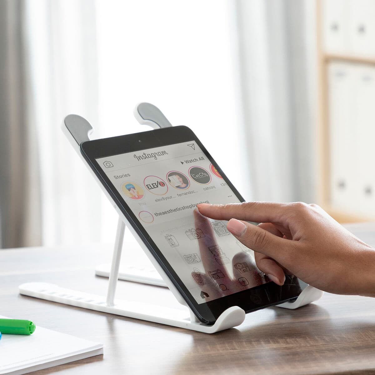 Soporte Plegable y Regulable para Portátil Flappot InnovaGoods - Image 7