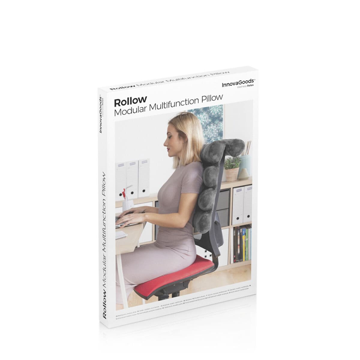 Flexibles Multifunktions-Kopfkissen Rollow InnovaGoods - Image 11