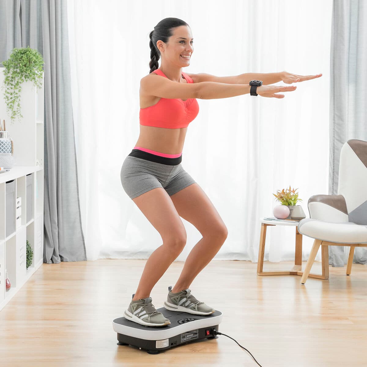 Vibration Training Plate with Accessories and Exercise Guide Vybeform InnovaGoods - Image 5