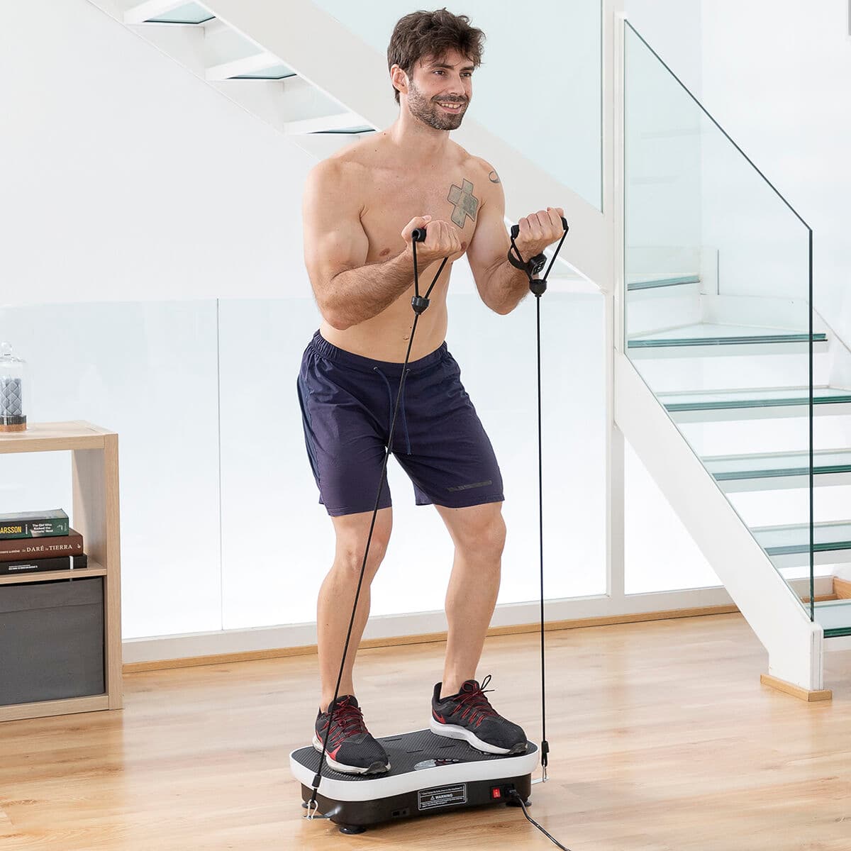 Vibration Training Plate with Accessories and Exercise Guide Vybeform InnovaGoods - Image 6