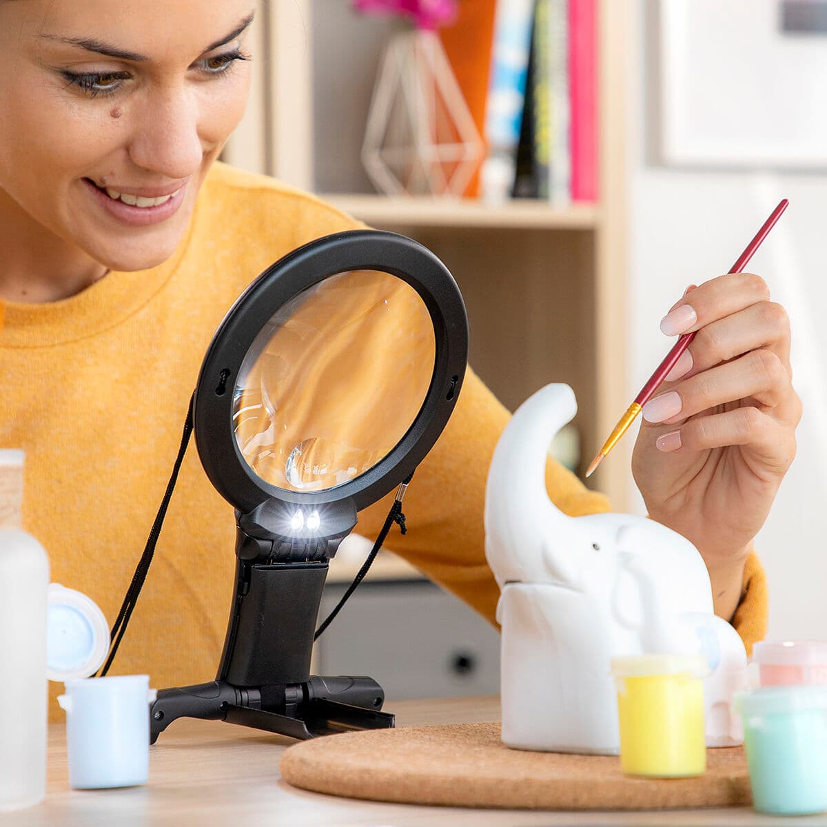 Lupa Manos Libres con luz LED Zooled InnovaGoods - Image 3