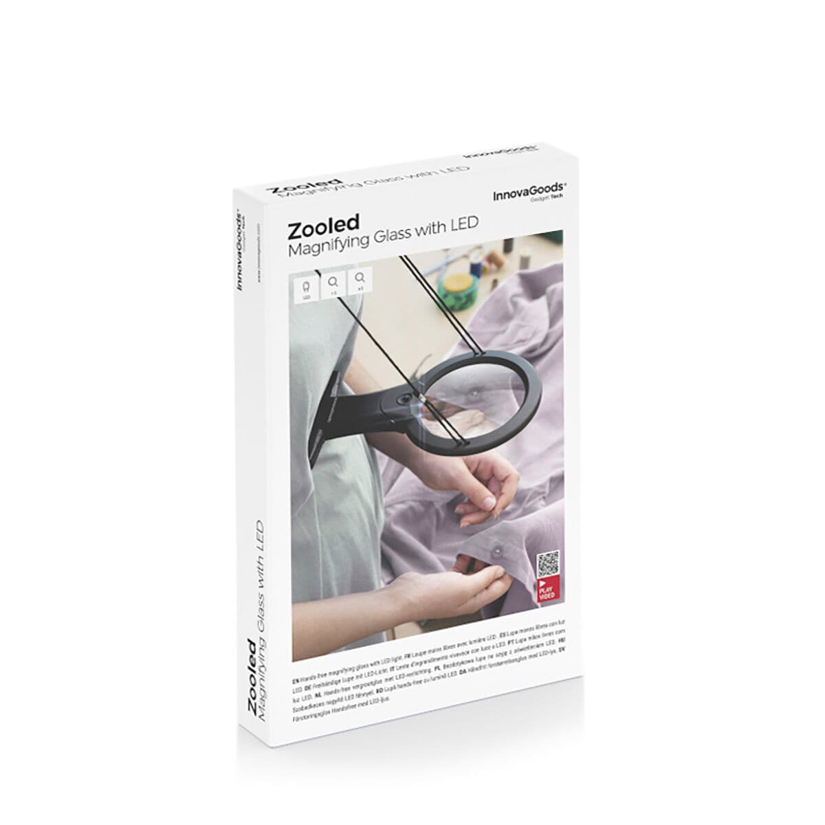 Lupa Manos Libres con luz LED Zooled InnovaGoods - Image 11