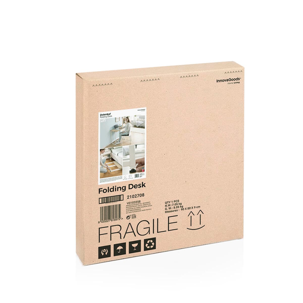 Saliekamais galds Dolenkaf InnovaGoods - Image 12