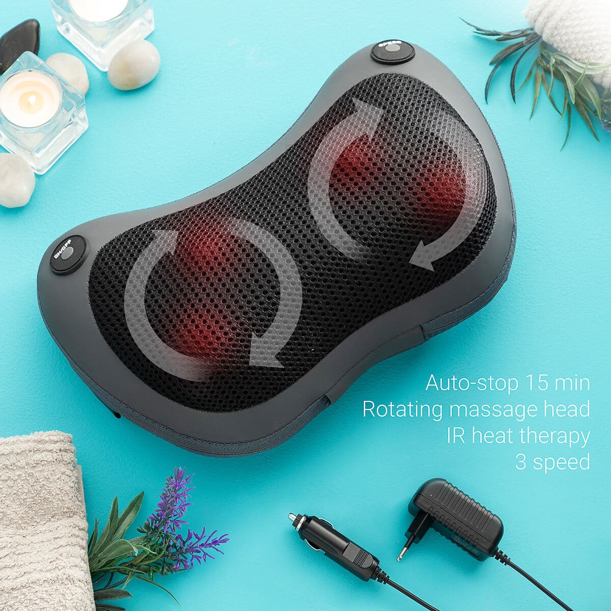 Kompakt Shiatsu massager Shissage InnovaGoods - Image 2