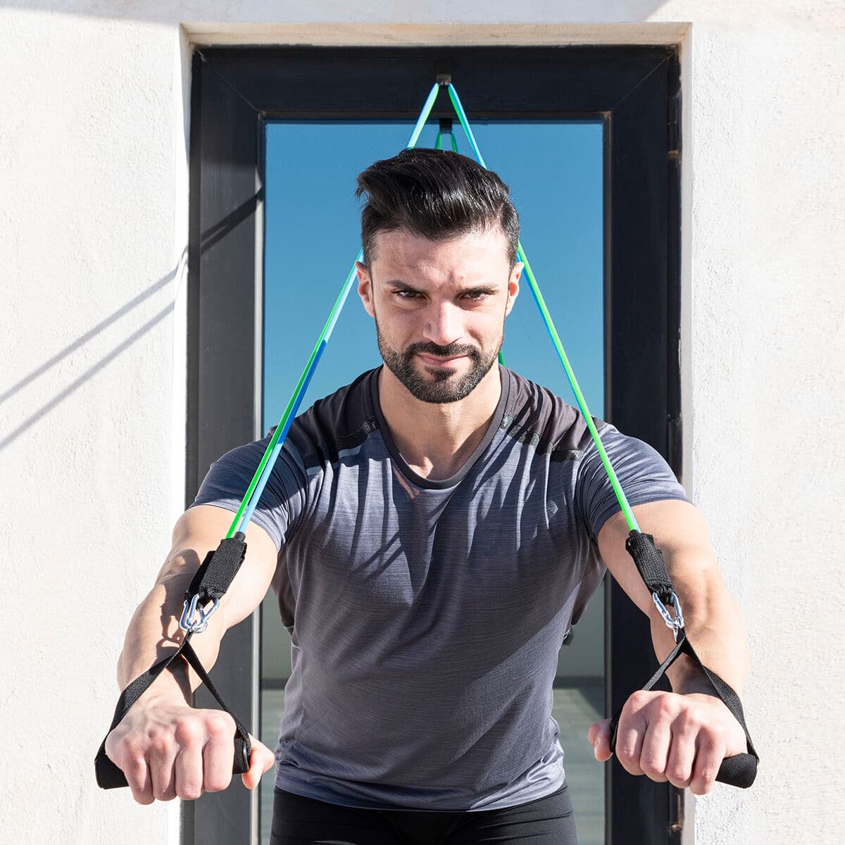 Tarvkute ja Treeningjuhendga Vastupanurihmade Komplekt Tribainer InnovaGoods 3 Ühikut - Image 11