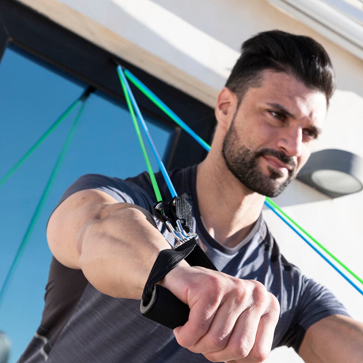 Tarvkute ja Treeningjuhendga Vastupanurihmade Komplekt Tribainer InnovaGoods 3 Ühikut - Image 12