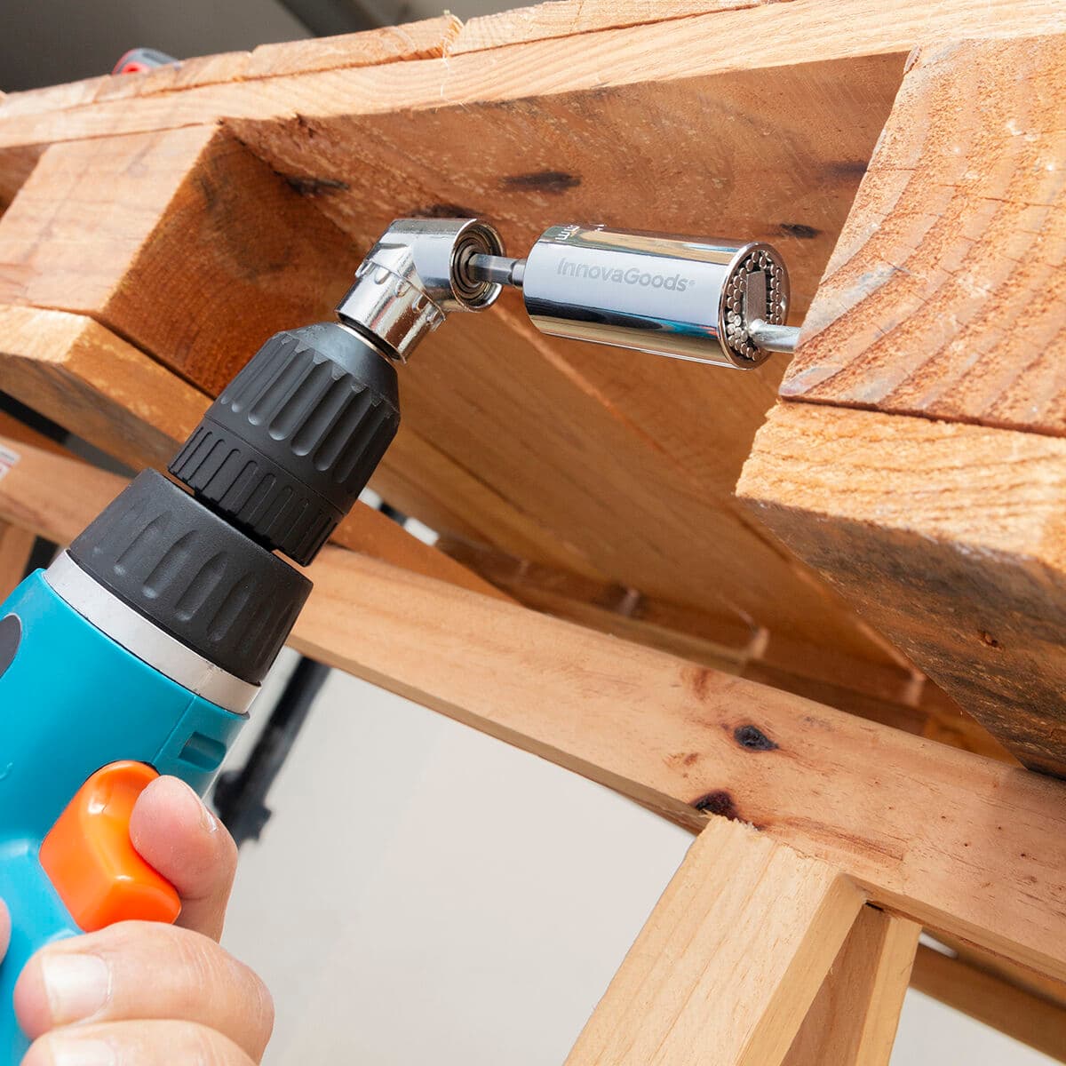 Universal hylsnyckel med tillbehör Uniscrew InnovaGoods - Image 2