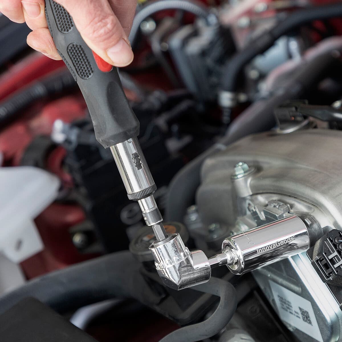 Universal hylsnyckel med tillbehör Uniscrew InnovaGoods - Image 9