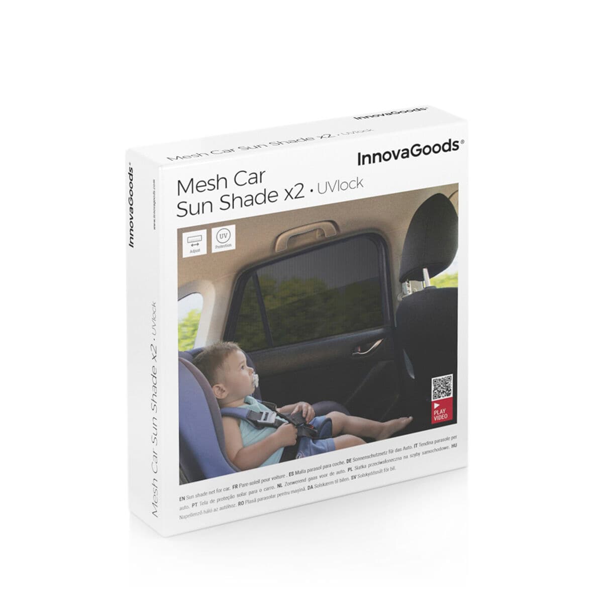 Sonnenschutzgitter für das Auto UVlock InnovaGoods Packung mit 2 Einheiten - Image 9