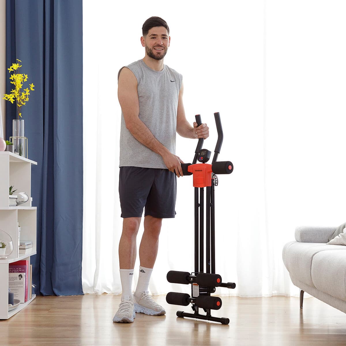 Máquina de Abdominales Plegable con Guía de Ejercicios Plawer InnovaGoods - Image 5