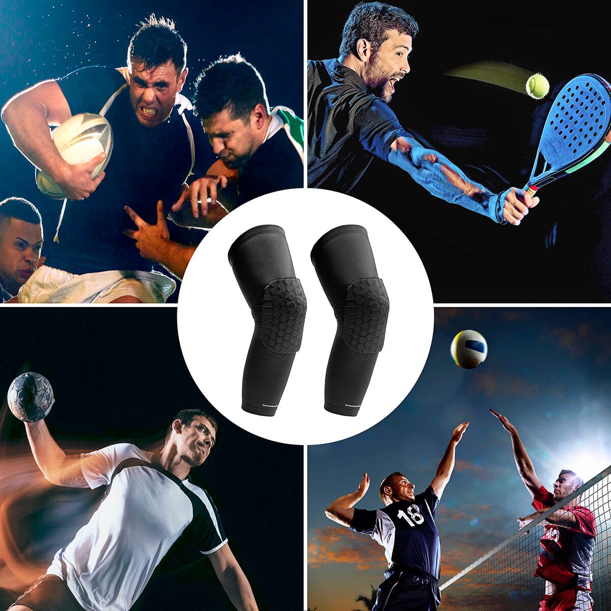 Honeycomb Anti-kollision knäskydd Hokkop InnovaGoods 2 antal - Image 9