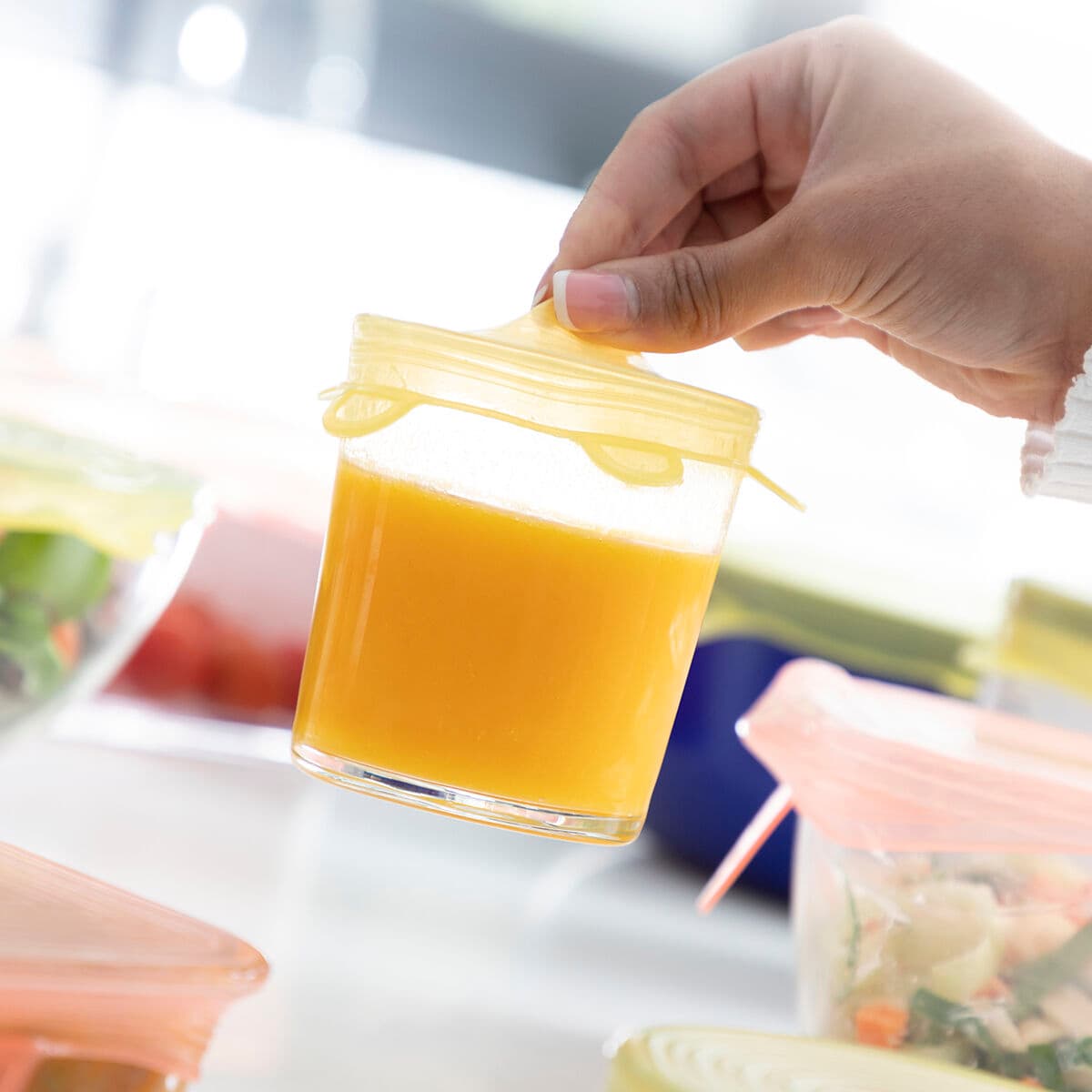 Set de 10 Tapas de Cocina Reutilizables y Ajustables Lilyd InnovaGoods - Image 8