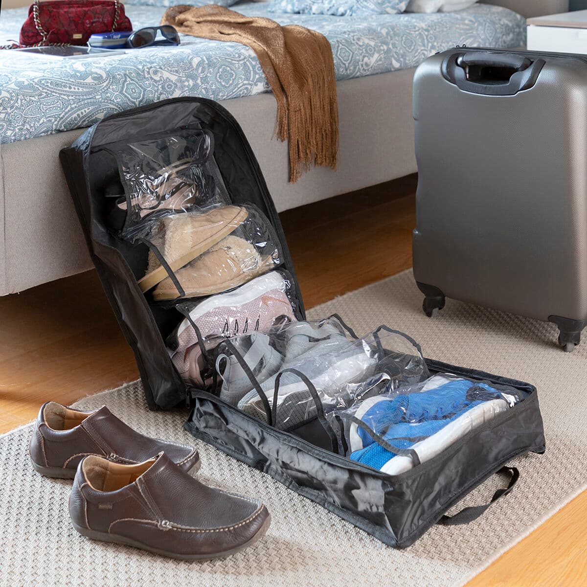 Bolso de Viaje para Calzado Doshen InnovaGoods 12 zapatos - Image 5