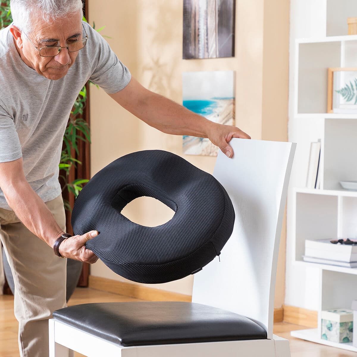 Gel- und Bambus-Kohle-Kissen mit abnehmbarem Bezug Charnut InnovaGoods - Image 3