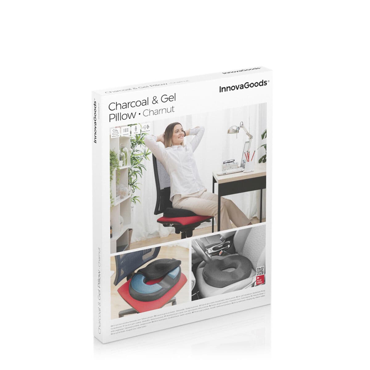 Gel- und Bambus-Kohle-Kissen mit abnehmbarem Bezug Charnut InnovaGoods - Image 13