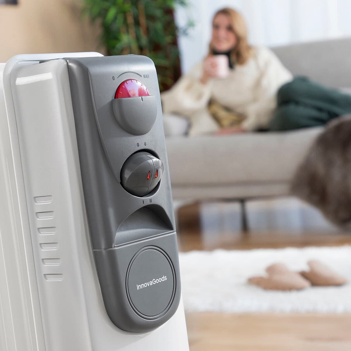 Oljeelement Oileven InnovaGoods 2500 W (11 ribbor) - Image 4