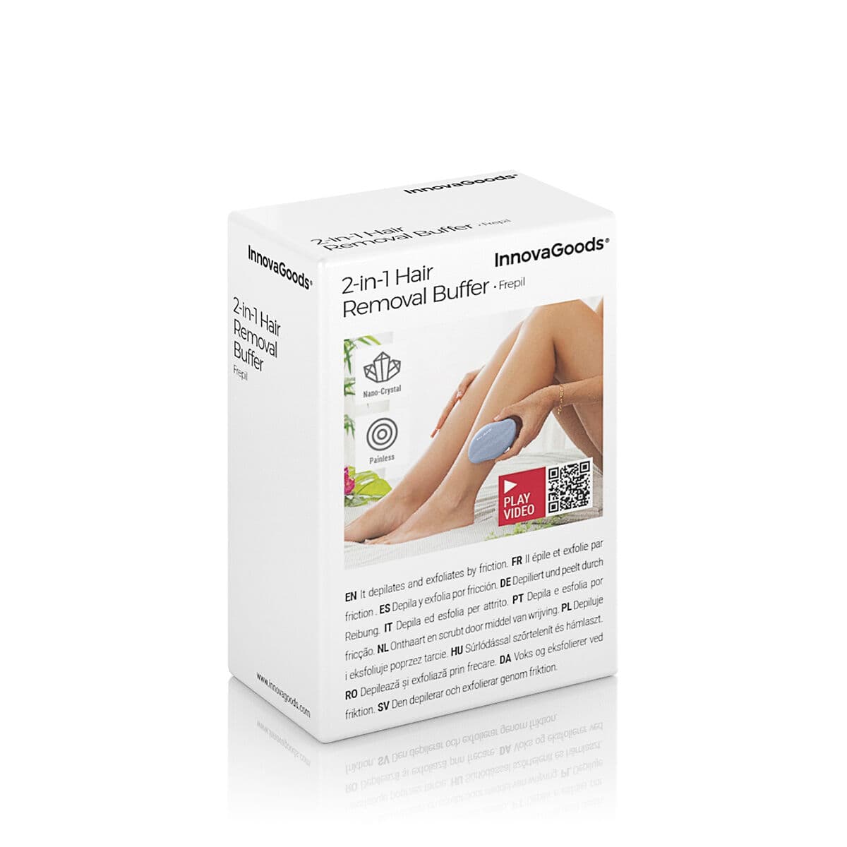 Depiladora Exfoliante por Fricción con Nanocristales Frepil InnovaGoods - Image 13
