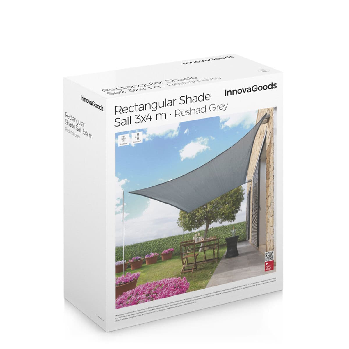 Taisnstūrveida Ēnas Nojume Reshad InnovaGoods 3 x 4 m - Image 11