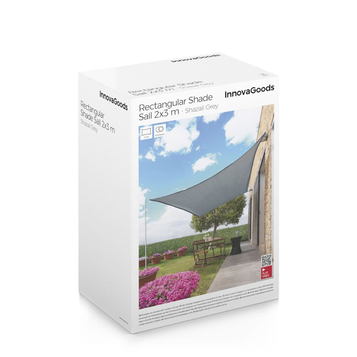 Taisnstūrveida Ēnas Nojume Shazail InnovaGoods 2 x 3 m - Image 13