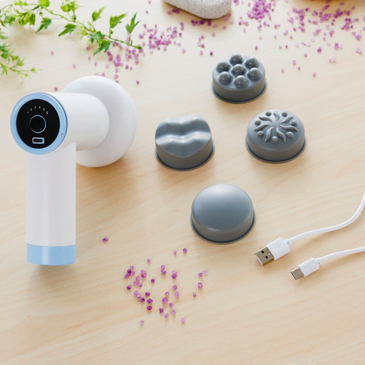 Įkraunamas anticeliulitinis masažo pistoletas šeši viename CellyGun InnovaGoods - Image 14